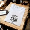 Erkek Ön Baskili T-shirt Plus Model